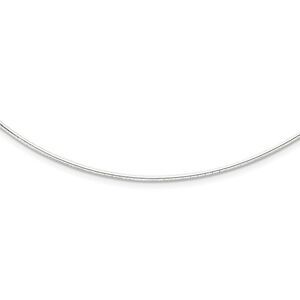 1.6mm Sterling Silver Adjustable Neckwire Chain, 16-18 Inch